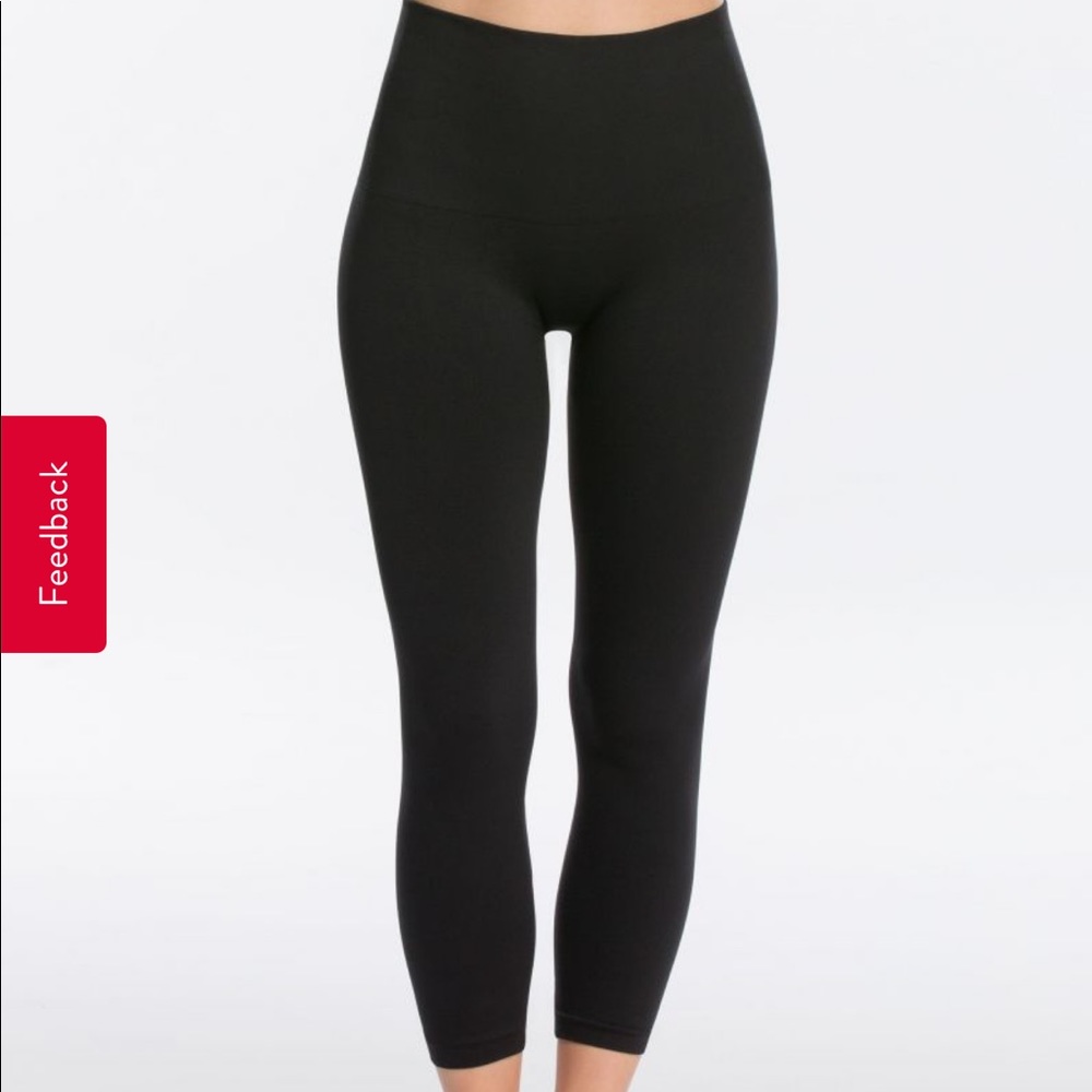 Spanx Navy Cropped Leggings